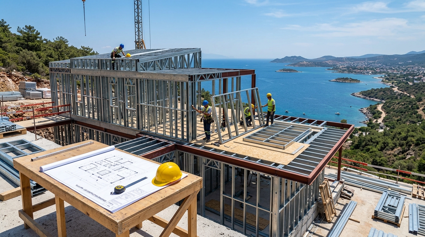 Çeşme Ilıca Çelik Strüktür İmalatı
